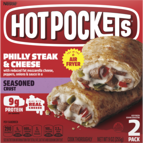 Hot Pocket Philly Steak & Cheese 2 ct