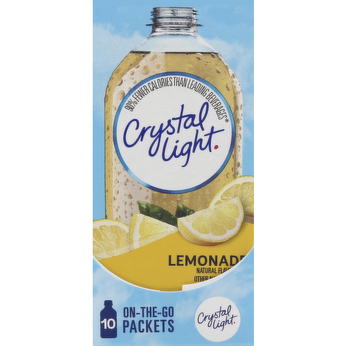 Crystal Light Drink Mix, Lemonade, On-the-Go Packets