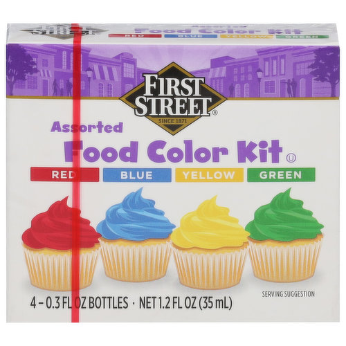 First Street Food Color Kit, Assorted