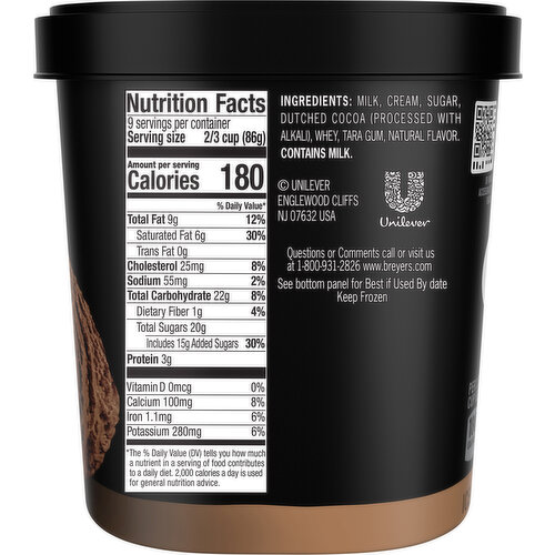 Breyers Chocolate Ice Cream