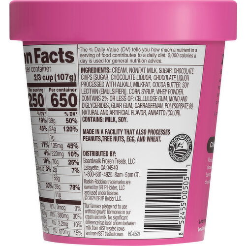 Baskin Robbins Ice Cream, Chocolate Chip