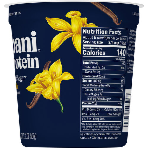 Chobani Lowfat Greek Vanilla Yogurt