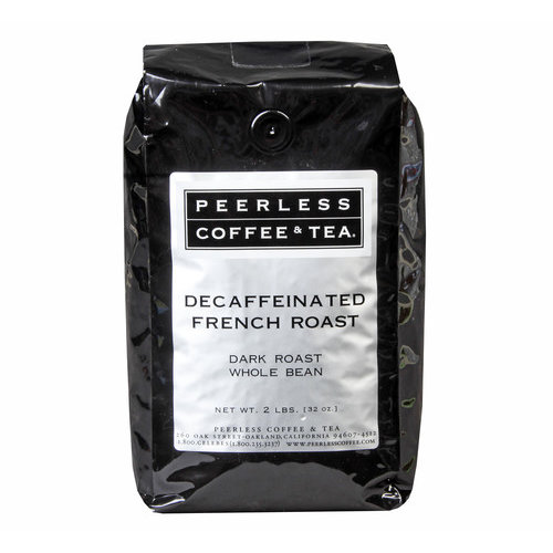 Peerless Whole Bean Decaf French Roast Coffee