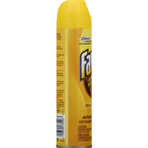 Favor Furniture Polish, Brilliant Shine, Fresh Lemon Scent