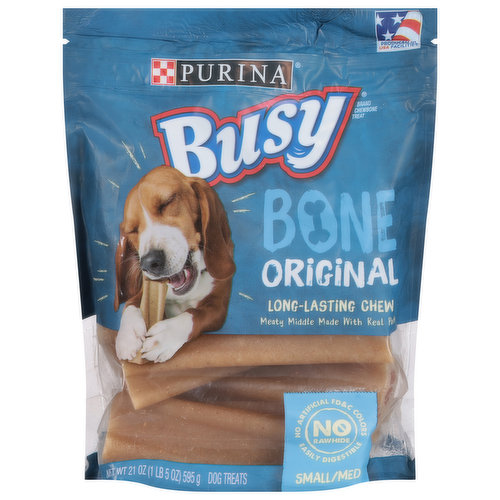 Busy Dog Treats, Original, Bone, Small/Med
