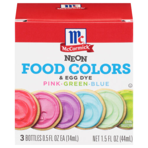 McCormick Neon Food Colors & Egg Dye