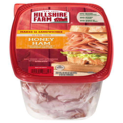 Hillshire Farm Hillshire Farm Ultra Thin Sliced Honey Ham Sandwich Meat, 32 oz