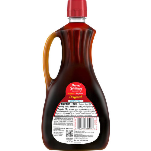 Pearl Milling Company Syrup, Lite, Original