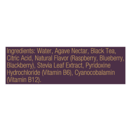 Liquid Death Flavored Tea, Slaughter Berry