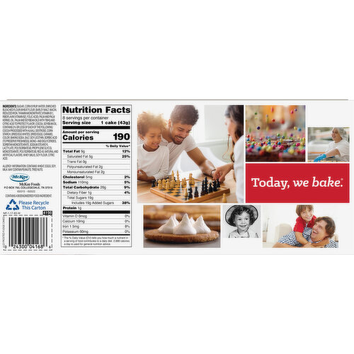 Little Debbie Cakes, Frosted Fudge