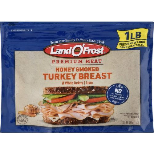Land O Frost Turkey Breast, Honey Smoked