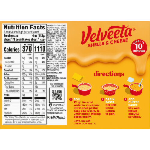 Velveeta Original Shells & Cheese