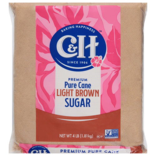 C&H Sugar, Light Brown, Pure Cane, Premium