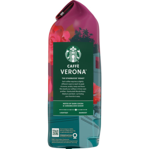 Starbucks Coffee, Ground, Dark Roast, Caffe Verona