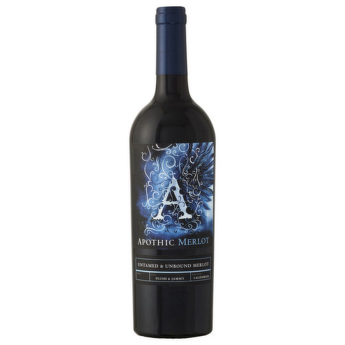 Apothic Merlot, Plush & Jammy, California