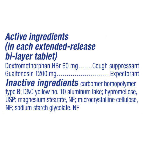 Mucinex DM Extended-Release Bi-Layer Tablets Maximum Strength Expectorant & Cough Suppressant