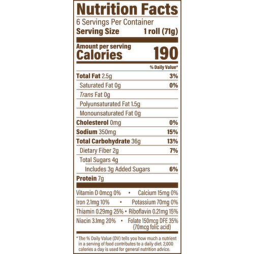 Alfaro's White Sausage Rolls, 6 count, 15 oz