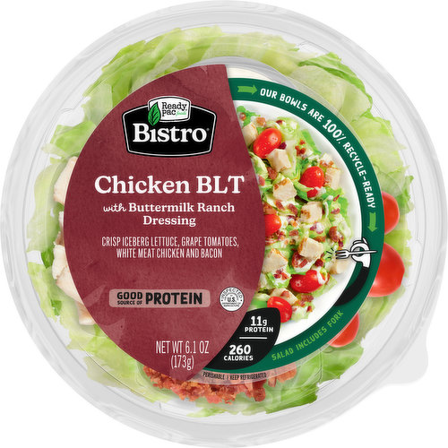 Ready Pac Foods Chicken BLT, with Buttermilk Ranch Dressing