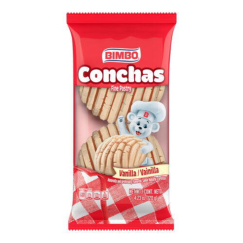 Bimbo Vanilla Fine Pastry, 2 count, 4.23 oz