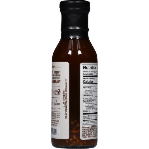 G Hughes Marinade, Sugar Free, Teriyaki