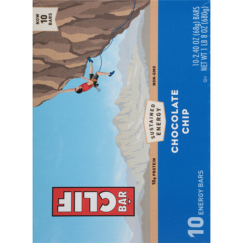 Clif Bar Energy Bars, Chocolate Chip