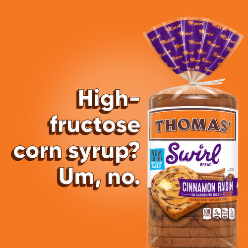 Thomas' Cinnamon Raisin Swirl Bread, 16 oz
