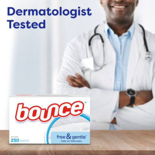 Bounce Free & Gentle Dryer Sheets, 240 Ct
