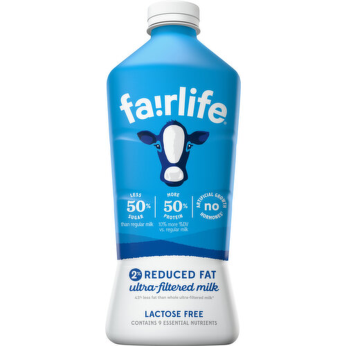 fairlife Fairlife 2% Reduced Fat Ultra-Filtered Milk, Lactose Free