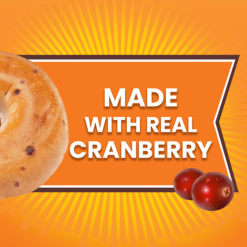 Thomas' Cranberry Bagels, 6 count, 19 oz