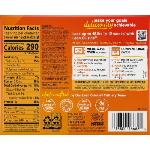 Lean Cuisine Classic Lasagna with Meat Sauce