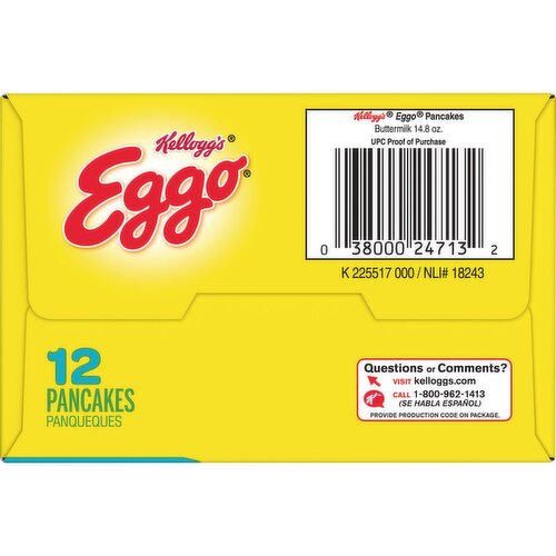 Eggo Frozen Pancakes, Buttermilk