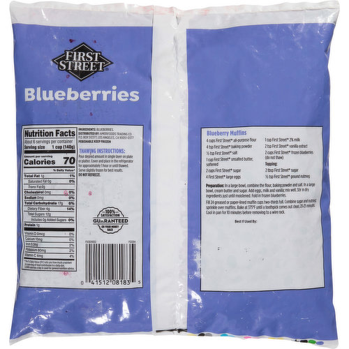 First Street Blueberries