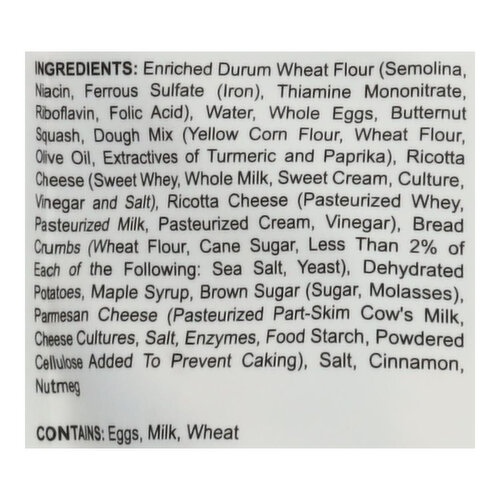 Perfect Pasta Inc. Butternut Squash Ravioli