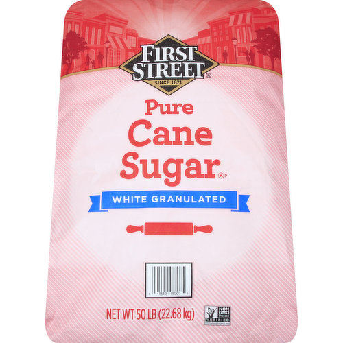 First Street Sugar, Pure Cane, White, Granulated