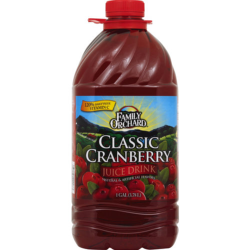 Family Orchard Juice Drink, Classic Cranberry