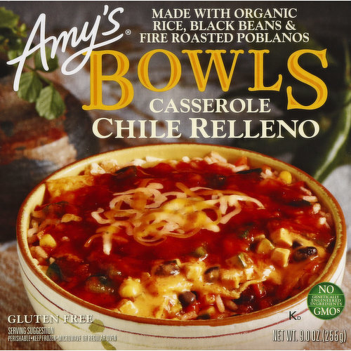 Amys Bowls, Casserole Chile Relleno