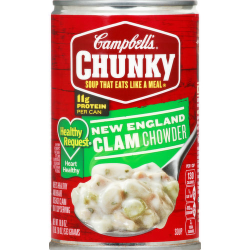 Campbell's Soup, Clam Chowder, New England