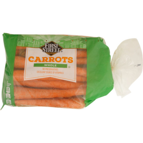 First Street Carrots, Whole