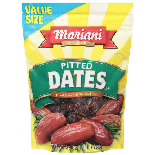 Mariani Dates, Pitted, Value Size