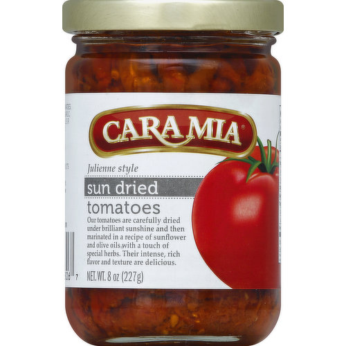 Cara Mia Tomatoes, Sun Dried, Julienne Style