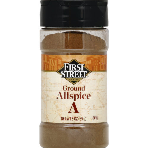 First Street Allspice, Ground