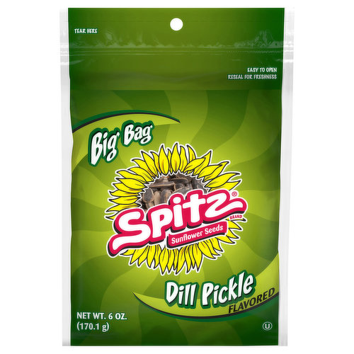 Spitz Sunflower Seeds, Dill Pickle Flavored, Big Bag