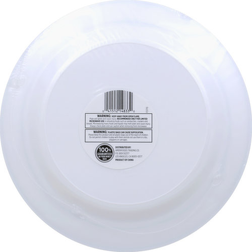 First Street Plates, Elegant Premium Plastic, 10-1/4 Inch
