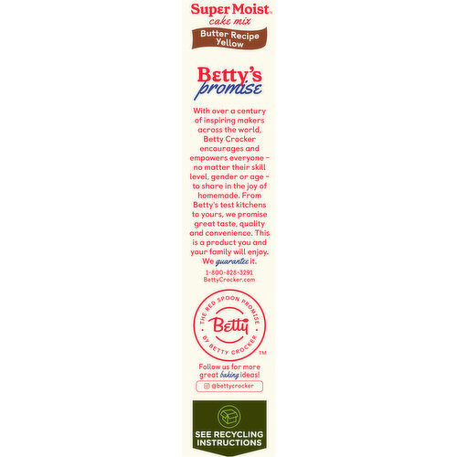 Betty Crocker Yellow Butter Recipe Cake Mix