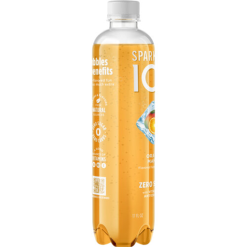 Sparkling Ice Sparkling Water, Zero Sugar, Orange Mango