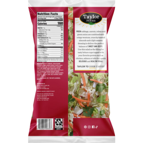 Taylor Farms Asian Chopped Salad Kit