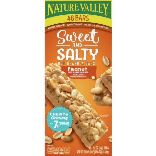 Nature Valley Nut Granola Bars, Peanut, Sweet & Salty