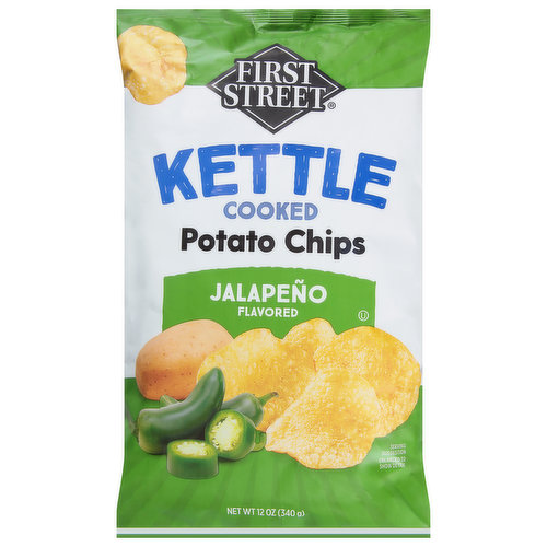 First Street Potato Chips, Jalapeno Flavored Smart & Final