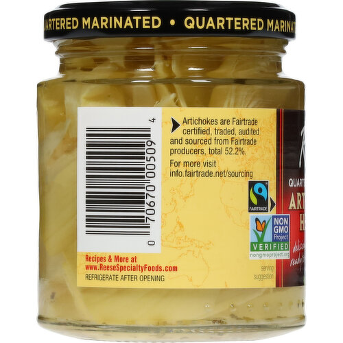 Reese Quartered Marinated Artichoke Hearts