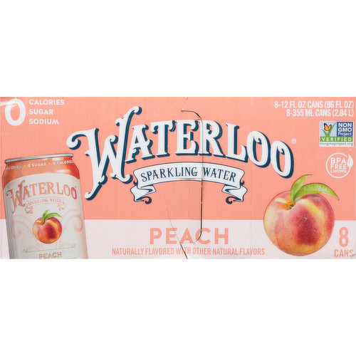 Waterloo Sparkling Water, Peach